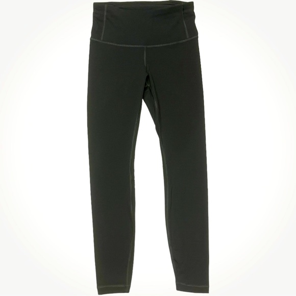 CRZ YOGA Olive Green Athletic Leggings - Picture 1 of 7